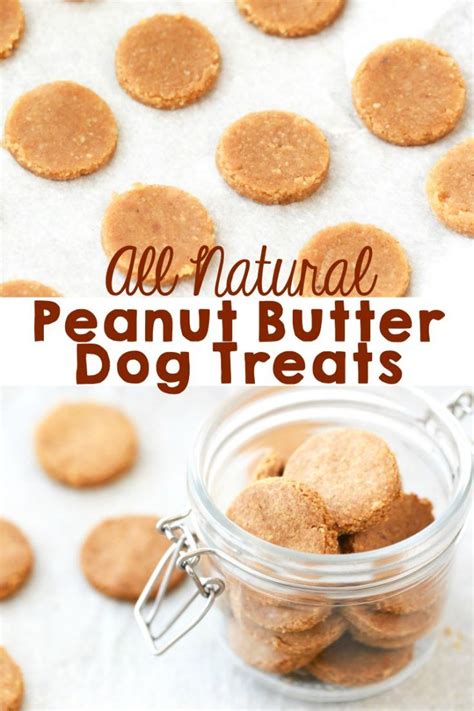 How To Make All Natural Peanut Butter Dog Treats Easy Dog Treat