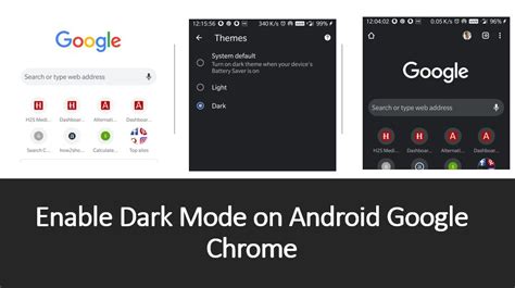 C Mo Habilitar El Modo Oscuro En Android Google Chrome