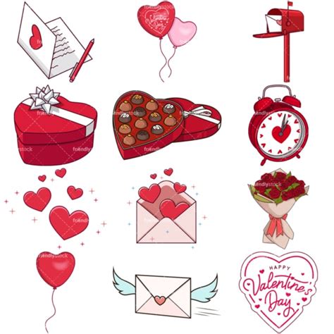 Valentines Day Envelope Cartoon Vector Clipart Friendlystock