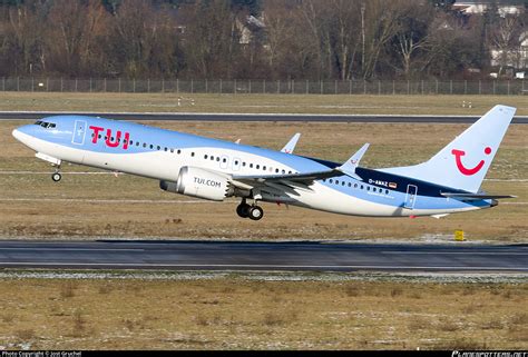 D Amaz Tuifly Boeing 737 8 Max Photo By Jost Gruchel Id 1563140