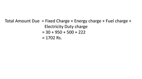 Calculate Electricity Bill Ppt