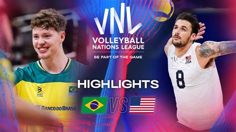 BRA Vs USA Highlights Week 3 Men S VNL 2024