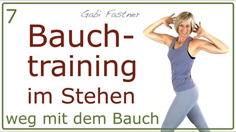 7von7 ️25 Min Bauch Training Im Stehen Ohne Geräte Youtube