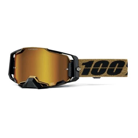 100 2024 Armega Goggles Glory Black Gold Hiper Mirror Lens Gear 4