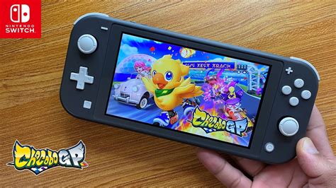 Chocobo Gp Nintendo Switch Lite Gameplay Youtube