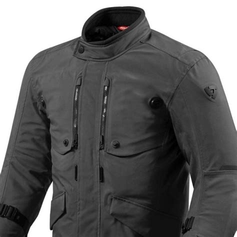 Chaqueta Moto Revit Trench GTX Negro