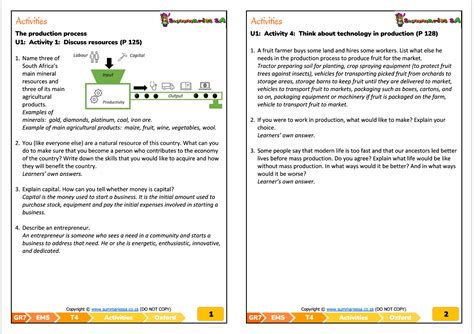 Grade 7 Economic And Management Sciences Ems Term 4 Oxford