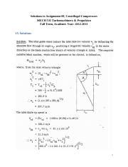 F12 MECH 535 A9 Sol Habashi Pdf Solutions To Assignment 09