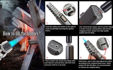 Turbine Torcher Jet Torch Butane Lighter With T Box Solar Beam Torch Jet Flame