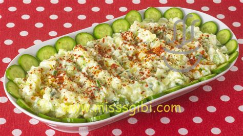 Salatalıklı Patates Salatası MisssGibi Yemek Tarifleri