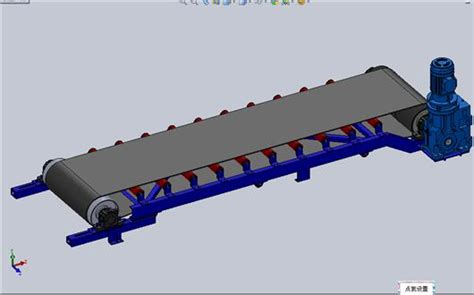 【简艾】输送设备 传送带馈线设备（800x3650）3d模型下载三维模型solidworks模型 制造云 产品模型