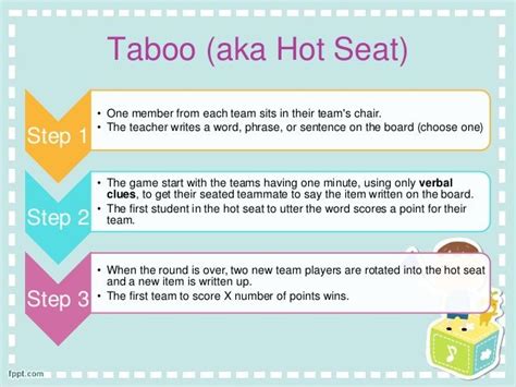 Hot Seat Game For Classroom