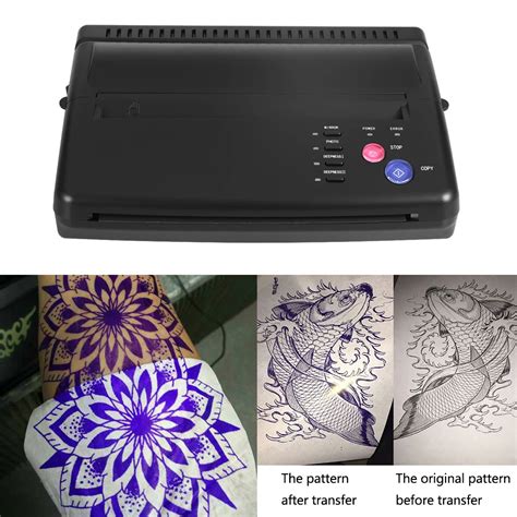 2colors Tattoo Transfer Machine Thermal Stencil Copier Flash Printer