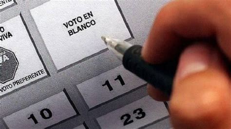 ¿voto En Blanco Tiene Utilidad En La Segunda Vuelta