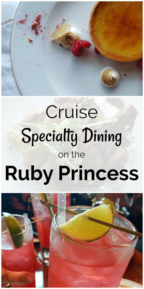 Ruby Princess Specialty Dining - Princess Cruises Share by Curtis Stone