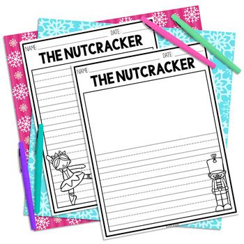 The Nutcracker Story Writing Paper For Christmas From The Nutcracker