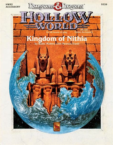 Dandd Hwr2 Kingdom Of Nithia Tsr 1991 Dungeons And Dragons Books