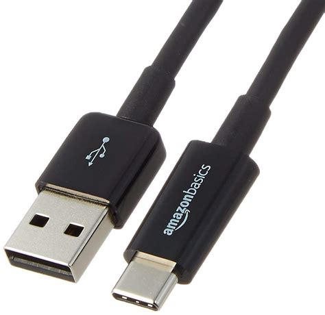 AmazonBasics USB Type C To USB A 2 0 Male Cable 9 Feet 2 7 Meters