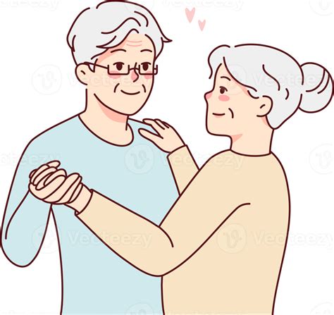 Pareja De Ancianos Bailando Juntos 21247462 PNG