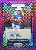 Anthony Richardson 2023 Prizm 343 Rookie Autographs Purple Power 49