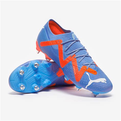 Puma Future Ultimate Low Sg Glimmer Blau Wei Ultra Orange Herren