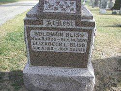 Solomon Bliss 1821 1896 Mémorial Find a Grave