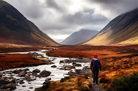 Premium AI Image | Hiking in Glen Etive Highlands Scotland UK