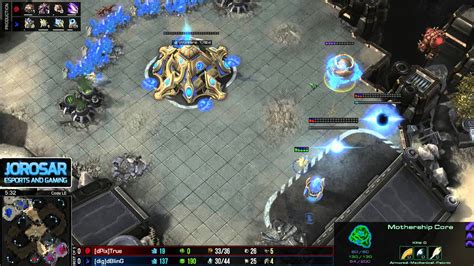 Starcraft Ii Bling Vs True Gfinity Cup Game Youtube