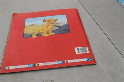 ALBUM DE STICKER Figurine Panini LE ROI LION Disney S COMPLET 21