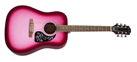 Guitarra Acustica Epiphone Starling Rosa