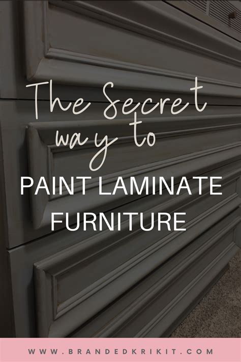 How To Paint And Glaze Laminate Furniture Artofit