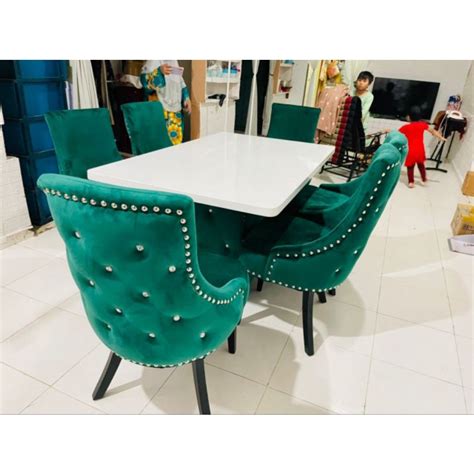 Exclusive Dining Chair Chesterfield With Diamond Kerusi Meja Makan Dgn