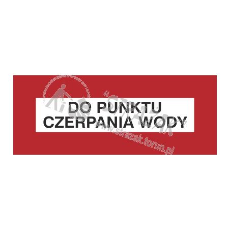 DO PUNKTU CZERPANIA WODY