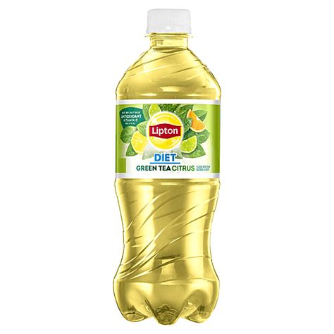 Lipton Diet Green Tea Citrus 20 Fl Oz Bottle Frío Selectos