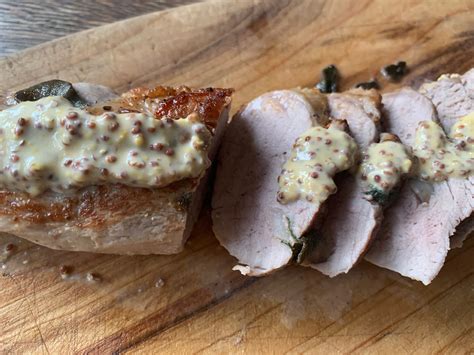 Pork Fillet With Creamy Mustard Sauce Seasons With Sheridan