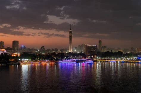 160+ Cairo Nile River Night Skyline Stock Photos, Pictures & Royalty ...