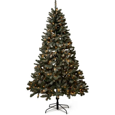 Prelit Snowy Alpine Christmas Tree 228cm BIG W