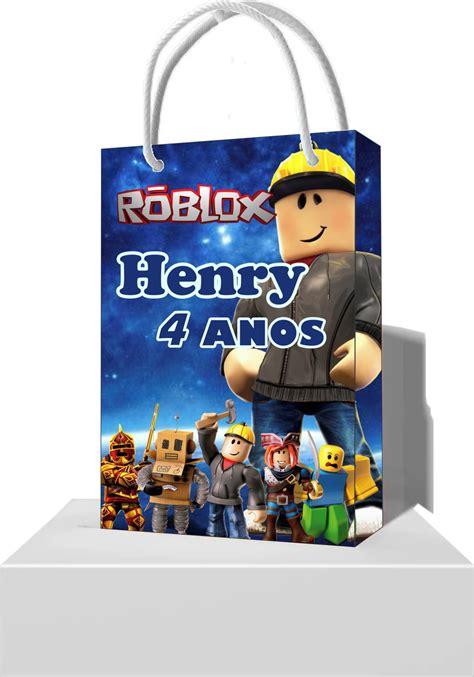 Sacolinha Personalizada Roblox Sacolinha Surpresa Roblox