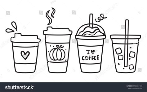 13,054 Iced coffee drawing Images, Stock Photos & Vectors | Shutterstock