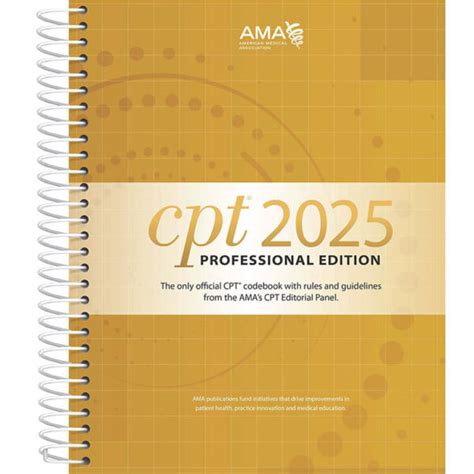 AMA CPT Professional 2025 Edition Spiral Code Book | MedicalCodingBooks.com