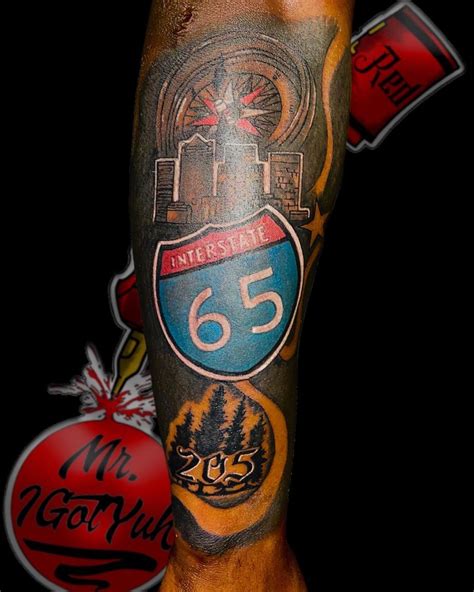 Aggregate more than 55 interstate sign tattoo - in.cdgdbentre