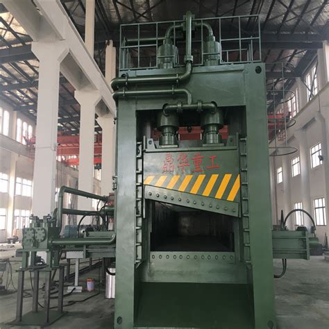 Q Y Heavy Duty Gantry Shear Scrap Metal Recycling Equipment Hydraulic