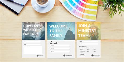 Church Contact Card Template - Tomope.zaribanks.co for Church Pledge ...