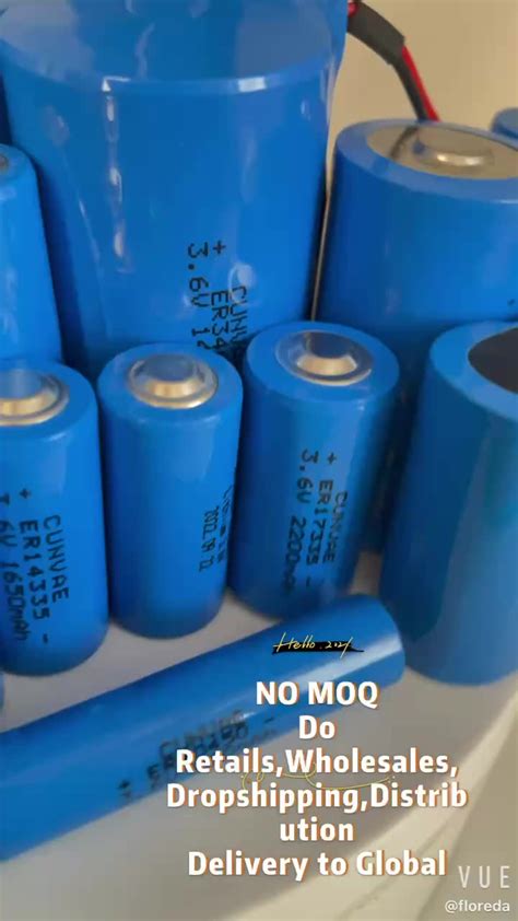 D Size Er34615 Er34615m Er34615h Lithium Battery 3.6v Lisocl2 Battery ...