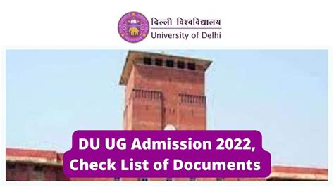 Delhi University UG Admission 2022 Expected To Start In September