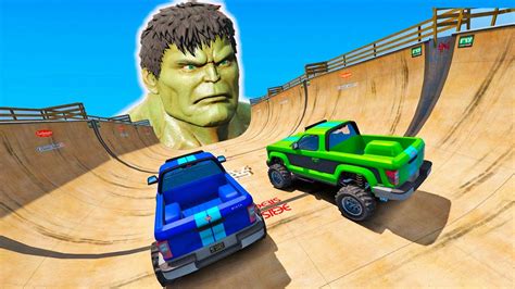 Novo Desafio Carros Do Hulk Quem Vai Vencer Gta V Youtube