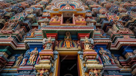 Premium AI Image | sri Ranganathaswamy temple style abstract