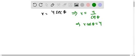 Solved 15 20 Identify The Curve By Finding A Cartesian Equation For The Curve R 4 Secθ