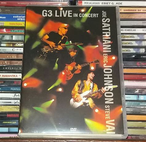 Jual Dvd G Live In Concert Steve Vai Joe Satriani Eric Johnson Di