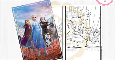 Mamá Decoradora te trae este hermoso librito para colorear de Frozen 2